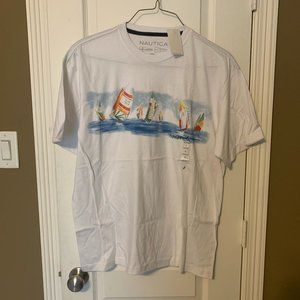 Nautica Men's T-Shirt - Size Large